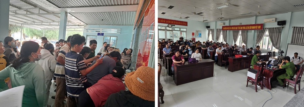 Công an xã Bắc Bình đẩy mạnh triển khai đợt cao điểm 60 ngày đêm cấp tài khoản định danh điện tử